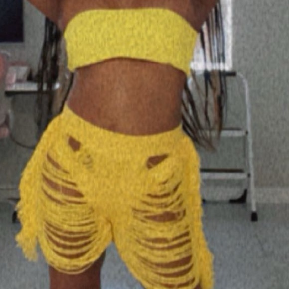 Yellow bandeau bikini - Picture 9 of 9